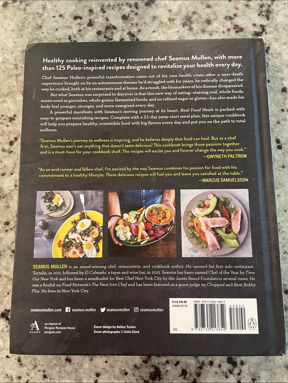 Real Food Heals Cookbook Hardback by Seamus Mullen